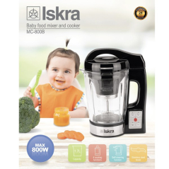 Iskra MC-800B Aпарат за готвење и миксер за детска храна