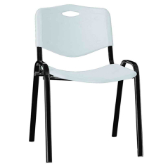 Стол Iso Plastic Black - бела боја