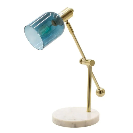 Метална ламба PWL-0932 сино-златна