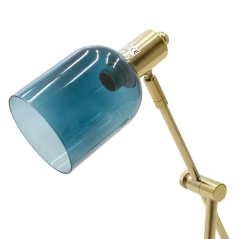 Метална ламба PWL-0932 сино-златна