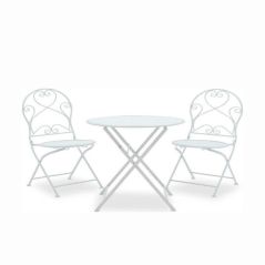 Сет маса и две столчиња Walen White 3 парчиња