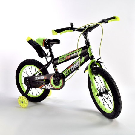 Велосипед 16" - зелен