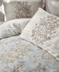 Satin Double Quilt Cover Set - Terry - Beige