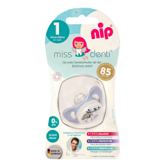 Nip - Miss Denti силикон цуцла - 0-6 месеци