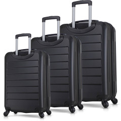 Сет 3 куфери големини L, M и S, Black