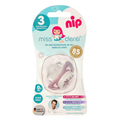 Nip - Miss Denti силикон цуцла - 13+ месеци
