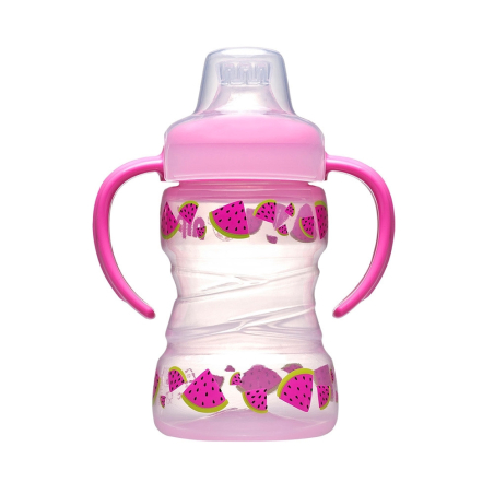 Soft trainer, шише за бебиња - розево