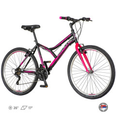 Велосипед EXPLORER SPY263 26"/17" DAISY виолетово тиркизна боја
