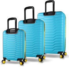 Сет 3 куфери големини L, M и S, Turquoise