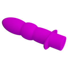 Виолетов анален вибратор со 10 вибрации