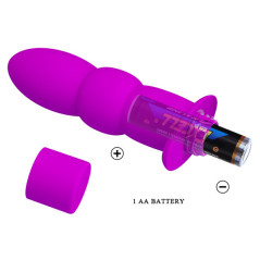 Виолетов анален вибратор со 10 вибрации
