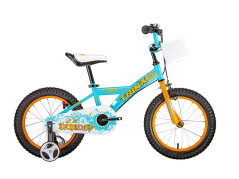 Детски велосипед TRINX TRILOGY 2.0 16" - циан