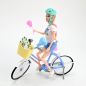 Барби со велосипед