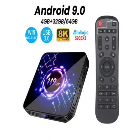 Android TV BOX H9-X3 4GB RAM / 64GB ROM
