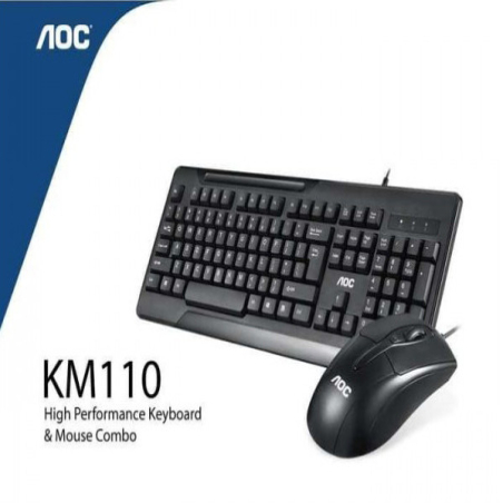 Тастатура за PC AOC KM110 USB Combo (+маус)