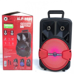 Звучник Bluetooth ALP-802 Karaoke Red