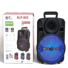 Звучник Bluetooth ALP-802 Karaoke Blue