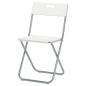 IKEA GUNDE Стол на расклопување - бел