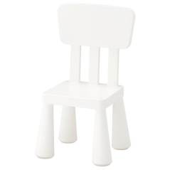 IKEA MAMMUT Детско столче - бело